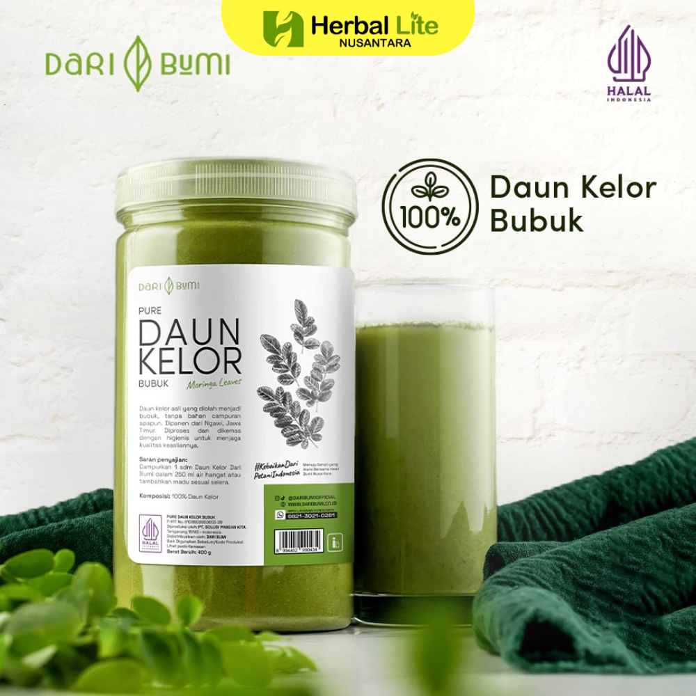 

Dari Bumi Daun Kelor Moringa Bubuk 450 Gr Premium Pure Organic