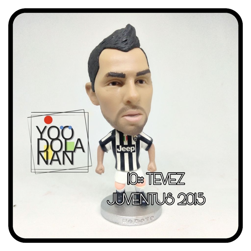 10# TEVEZ - JUVENTUS 2015 KODOTO SOCCERWE FIGURE PEMAIN BOLA
