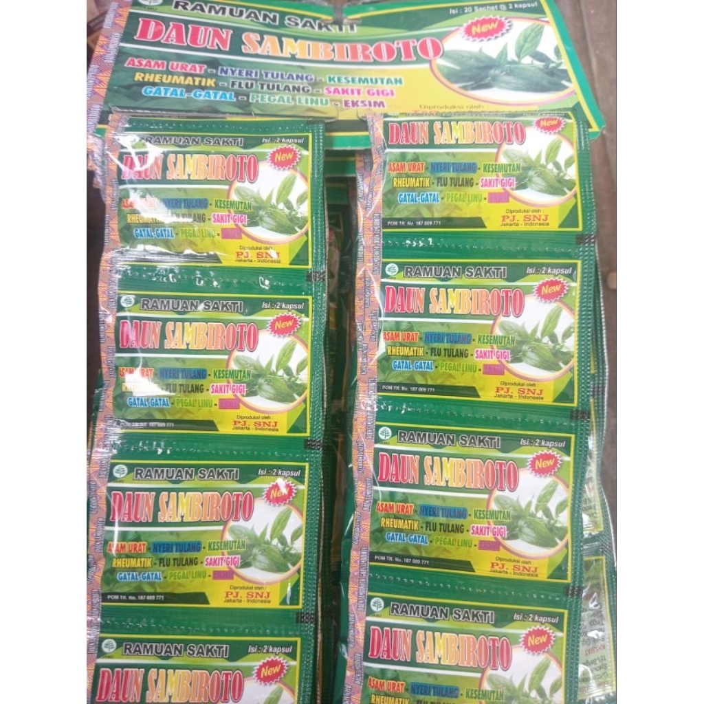 

Daun SambariTo 100% original 20 saset @2