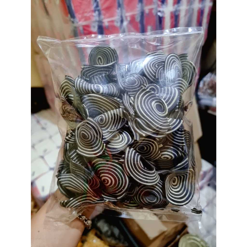 

Kue Kuping Gajah Mini Hitam Putih 250gr