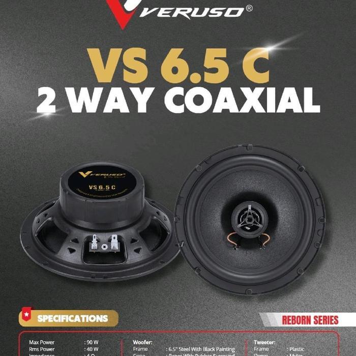 speaker coakcial mobil 2 way veruso VS 6.5 C by vox research