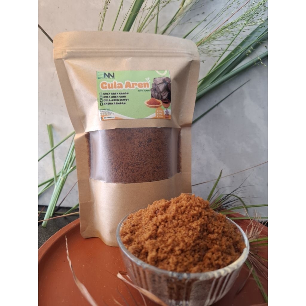 

Gula Aren Semut 500gram, Gula Kawung, Palm Sugar 100% Alami