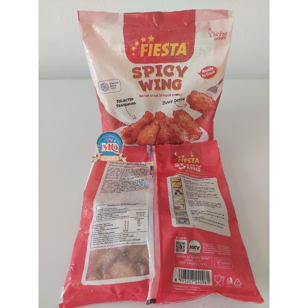 

Fiesta spicy wing 400g sayap pedas
