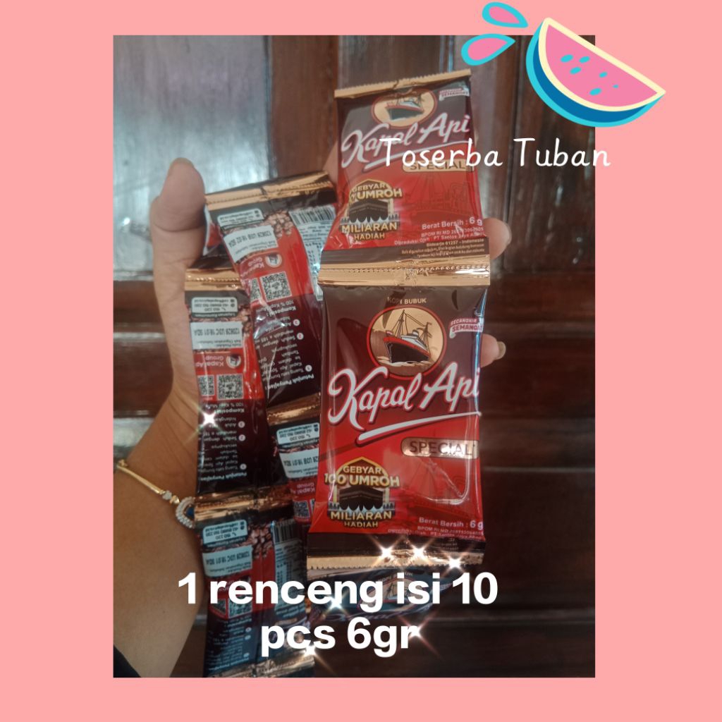 

Kopi hitam Kopi kapal api kemasan 6gr 1 renceng termurah