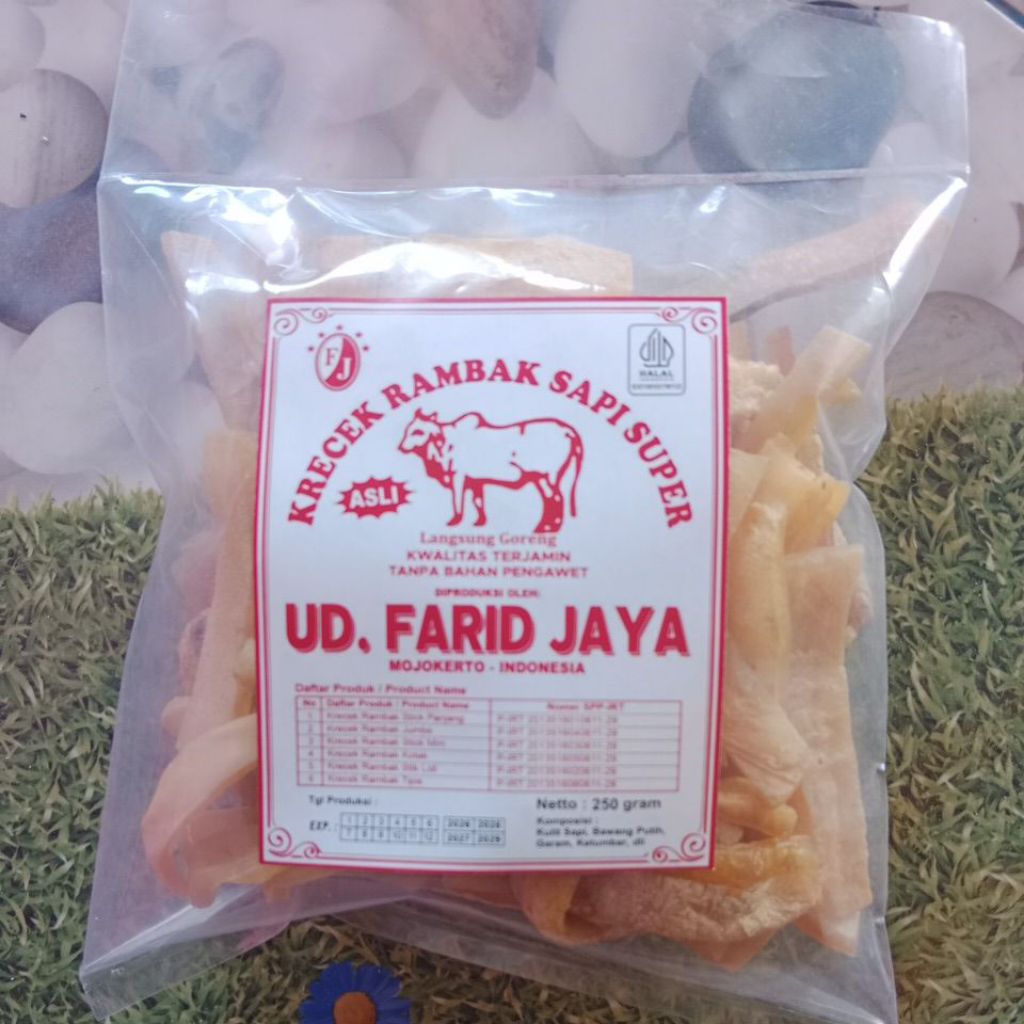 Rambak ud.farid jaya ( Stick tebal )krecek rambak kulit sapi