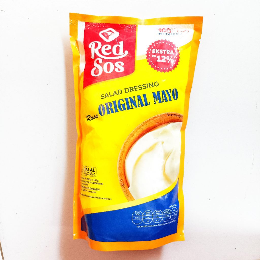 

Mayonaise Original - Red Sos Salad Dressing Rasa Original Mayo 1kg