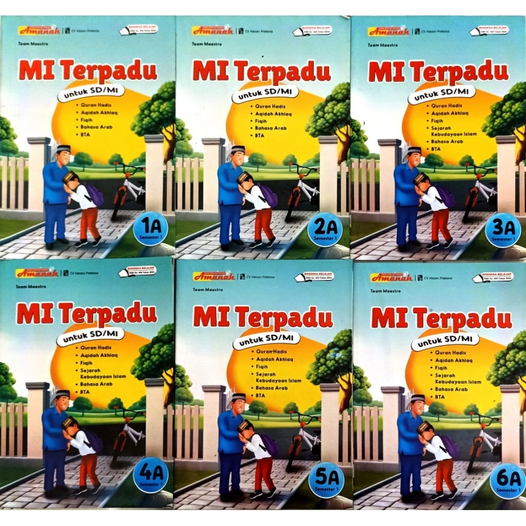 Lks Maestro Mi Terpadu Kelas 1,2,3,5,6 Semester 1