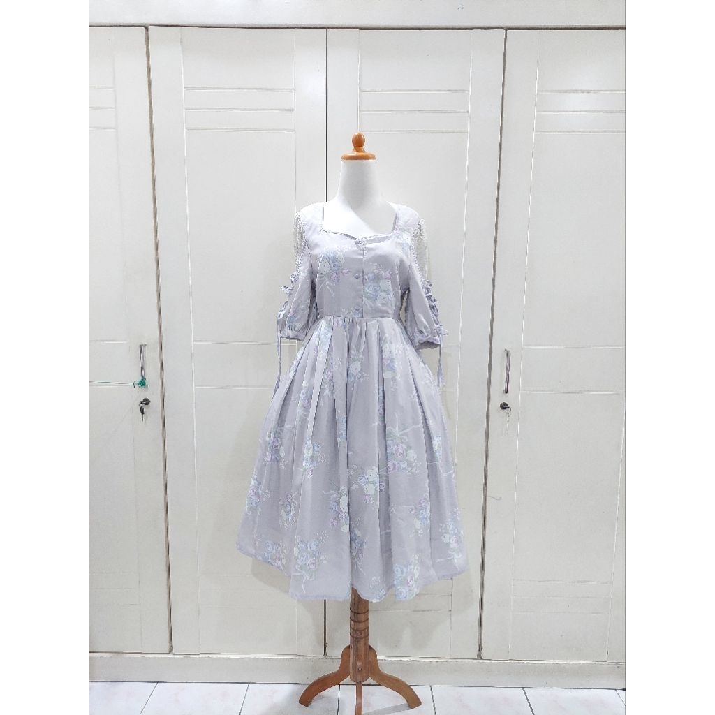 Liz Lisa fairy lilac bouquet pattern dress kawai kawaii liz lisa rojita dear my love deary | jiraike