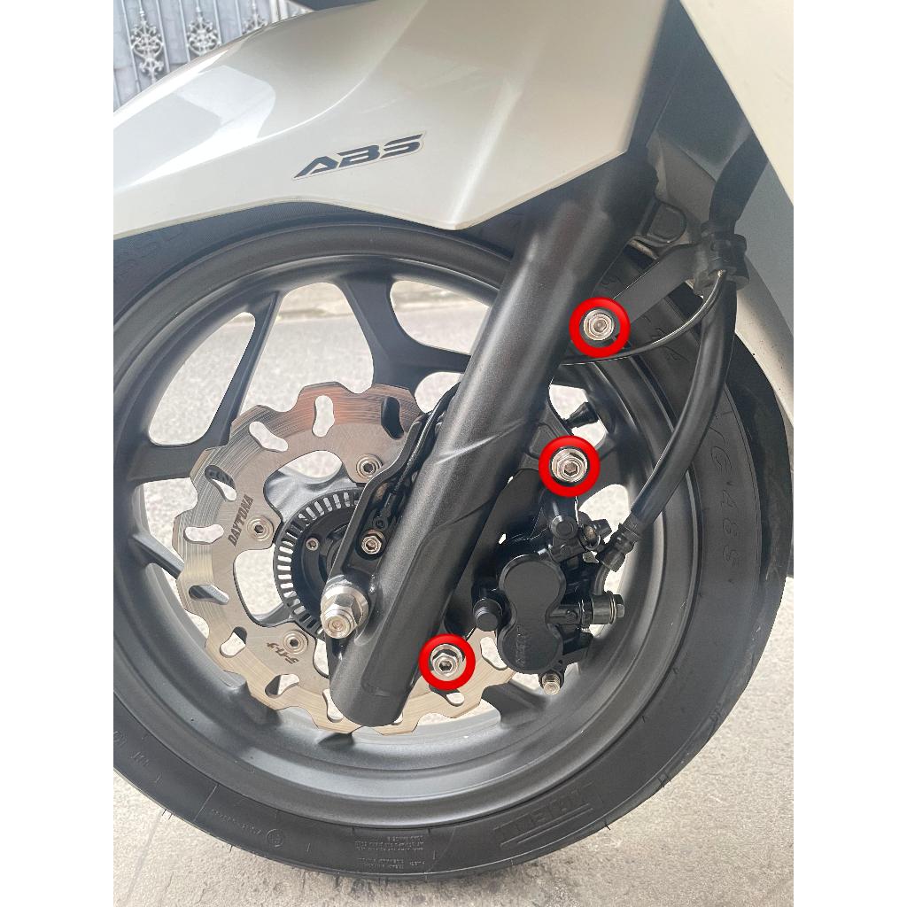 BAUT BREKET + REM KALIPER DEPAN ( 3 BAUT ) PCX 160 VARIO 160 PCX 150 LOKAL ADV 150 160 ABS CBU TAHUN