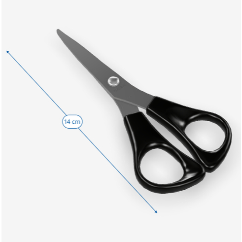 

Gunting tangan kidal normal 16 cm / MNOGA Gunting 14 cm KVALIFICERA baja tahan karat