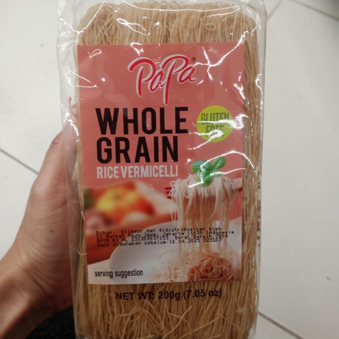 

[oddsolshop] pekanbaru/Papa Whole Grain Rice Vermicelli 200GR Gluten Free