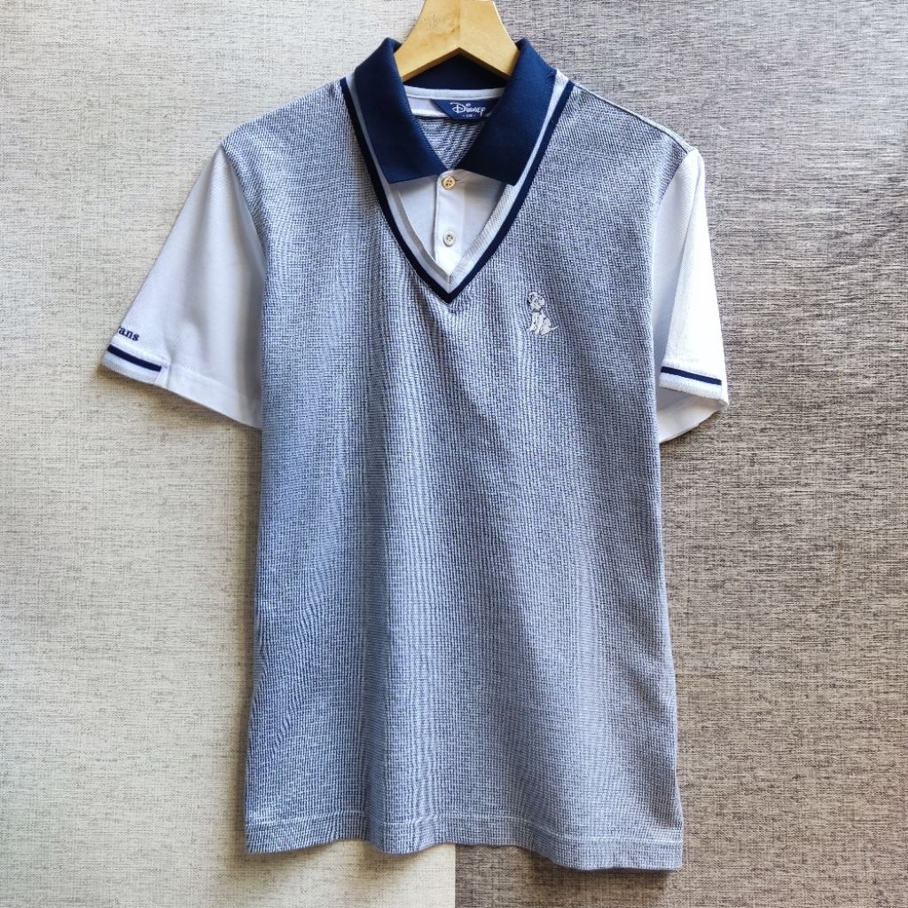 Kaos polo shirt Disney 101 Dalmatians 90s Size L