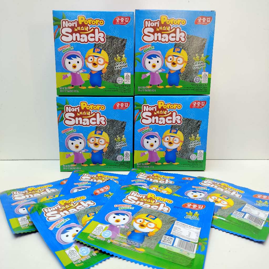 

Nori Pororo Snack Halal - Rumput Laut Pororo