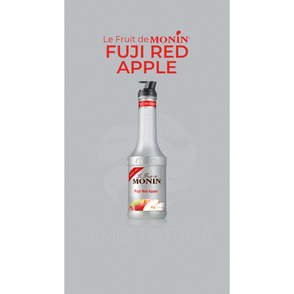 

Monin Fuji Red Apple Puree Fruit Mix 1L | Apel Jus Sari Konsentrat
