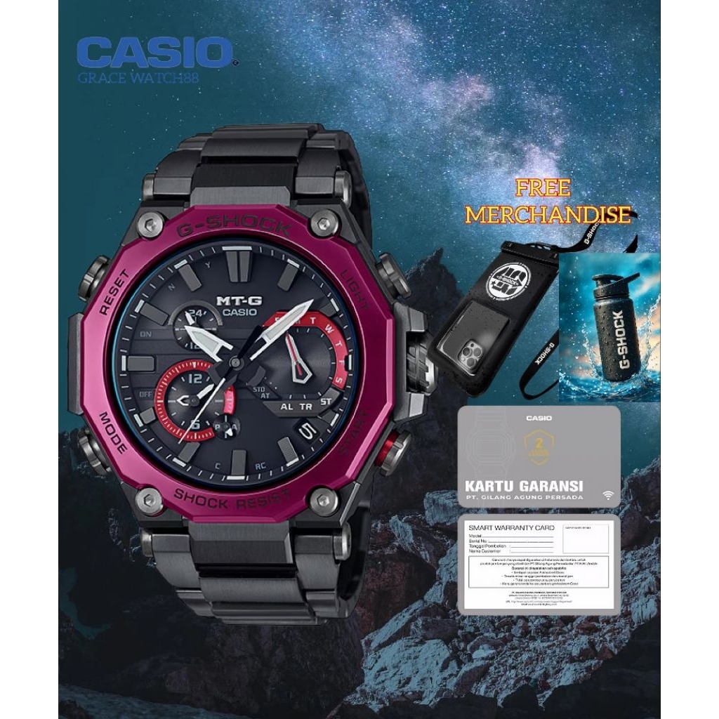 Jam tangan Casio G-Shock Mtg-b2000bd-1a4dr / Gshock original mtg-b2000bd-1a4