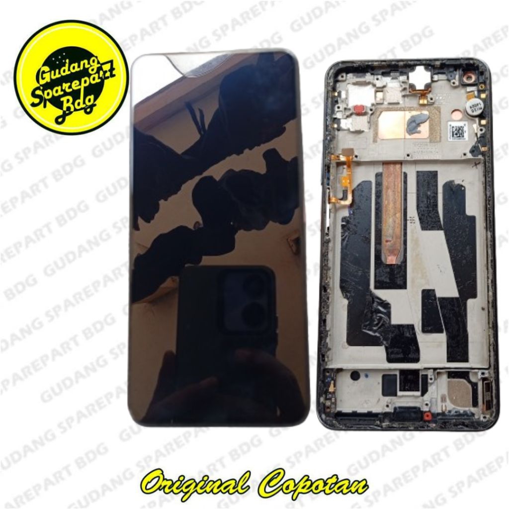 LCD Frame LCD Xiaomi Mi 11 Mi 11 Lite Fullset sesuai foto Original Copotan