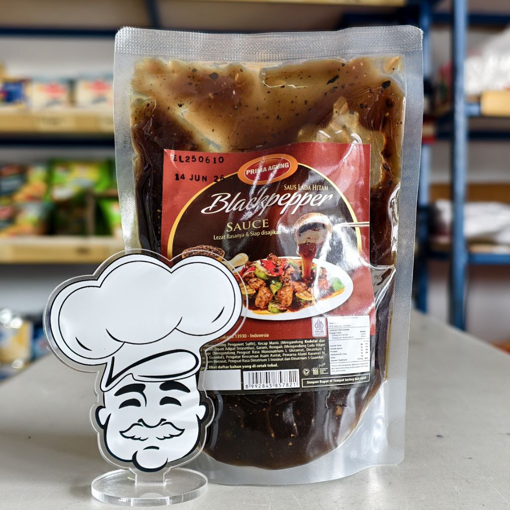

Prima Saus Lada Hitam 250Gr / BlackPepper Sauce Prima 250Gr / Lada Hitam Saus Prima