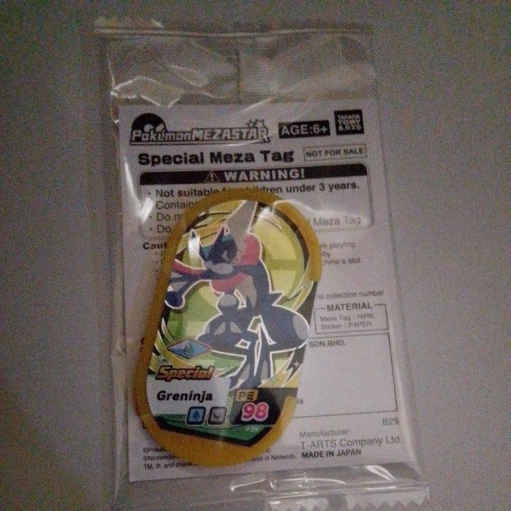 Greninja pokemon mezastar sealed