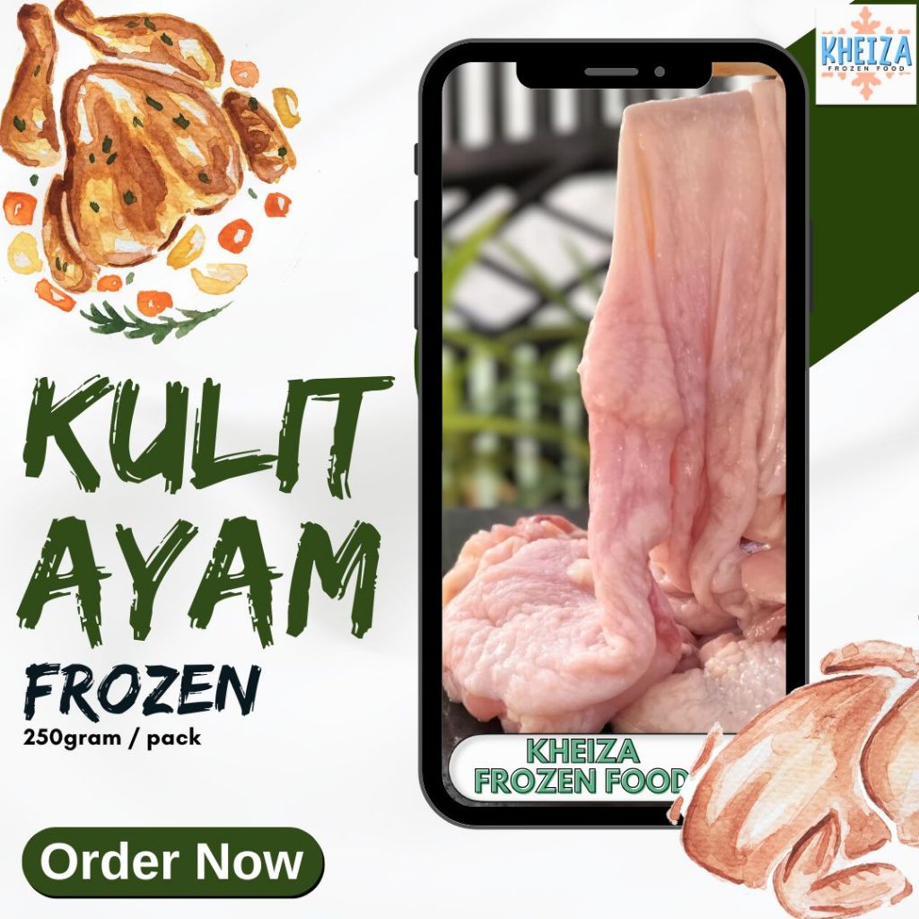 

KULIT AYAM Frozen 250gr - Kheiza Frozen
