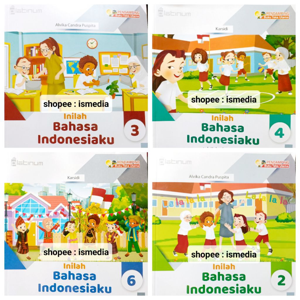 Platinum Bahasa Indonesia Inilah Bahasa indonesiaku untuk siswa SD kelas 1 2 3 4 5 6 Tiga Serangkai