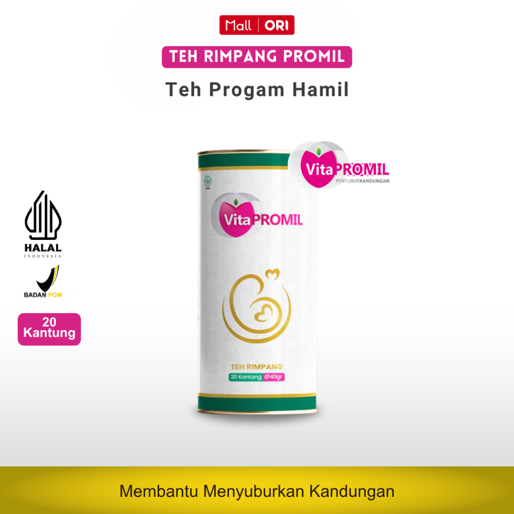 

Teh Rimpang Promil VitaPROMIL - Teh Herbal Celup Membantu Program Hamil Menyuburkan Kandungan