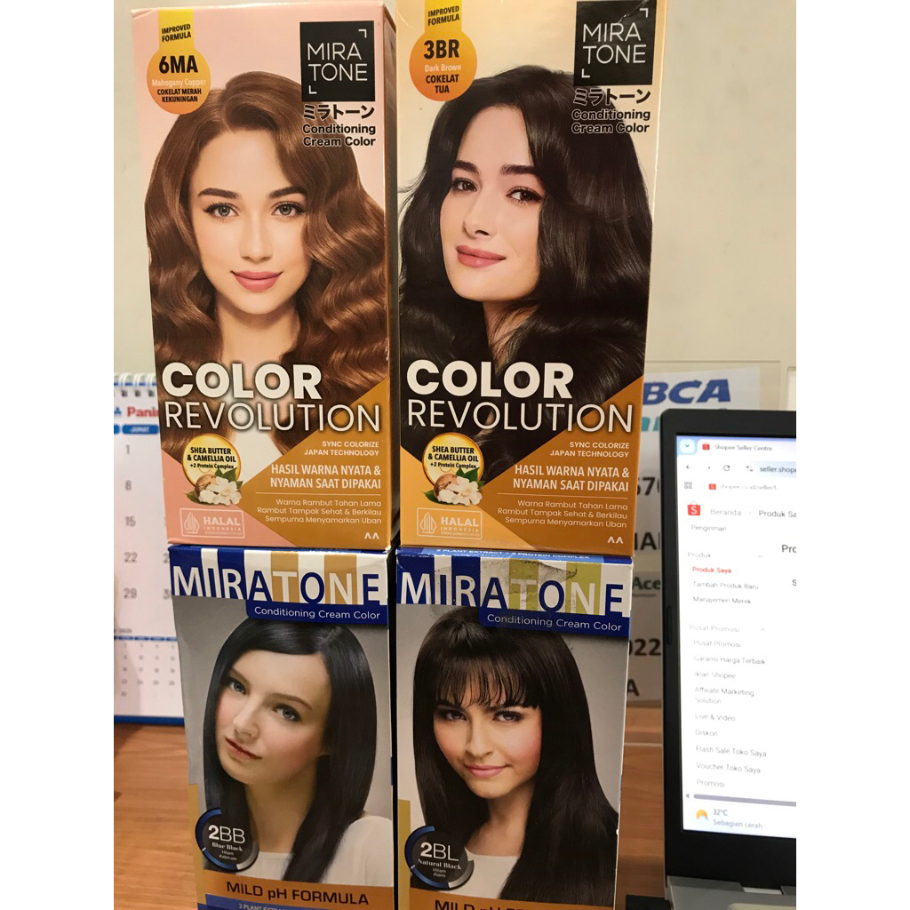 Miratone Conditioning Cream Color | Cat Rambut | Semir Rambut