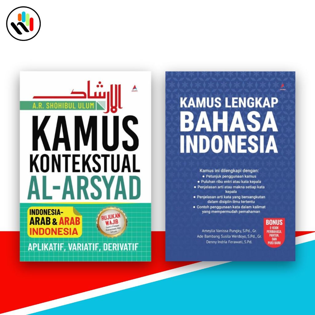 Buku Kamus : Kamus Kontekstual Al-arsyad, Kamus Lengkap Bahasa Indonesia - Anak Hebat Indonesia