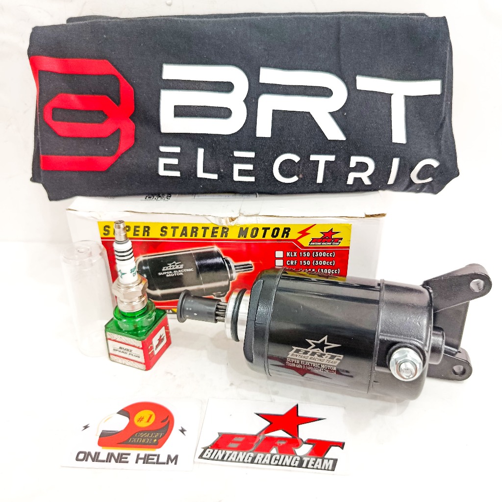 DINAMO STARTER BORE UP BRT TIGER GL PRO GL MAX MEGAPRO CB100 400cc STATER (FREE BAJU+STIKER BRT)