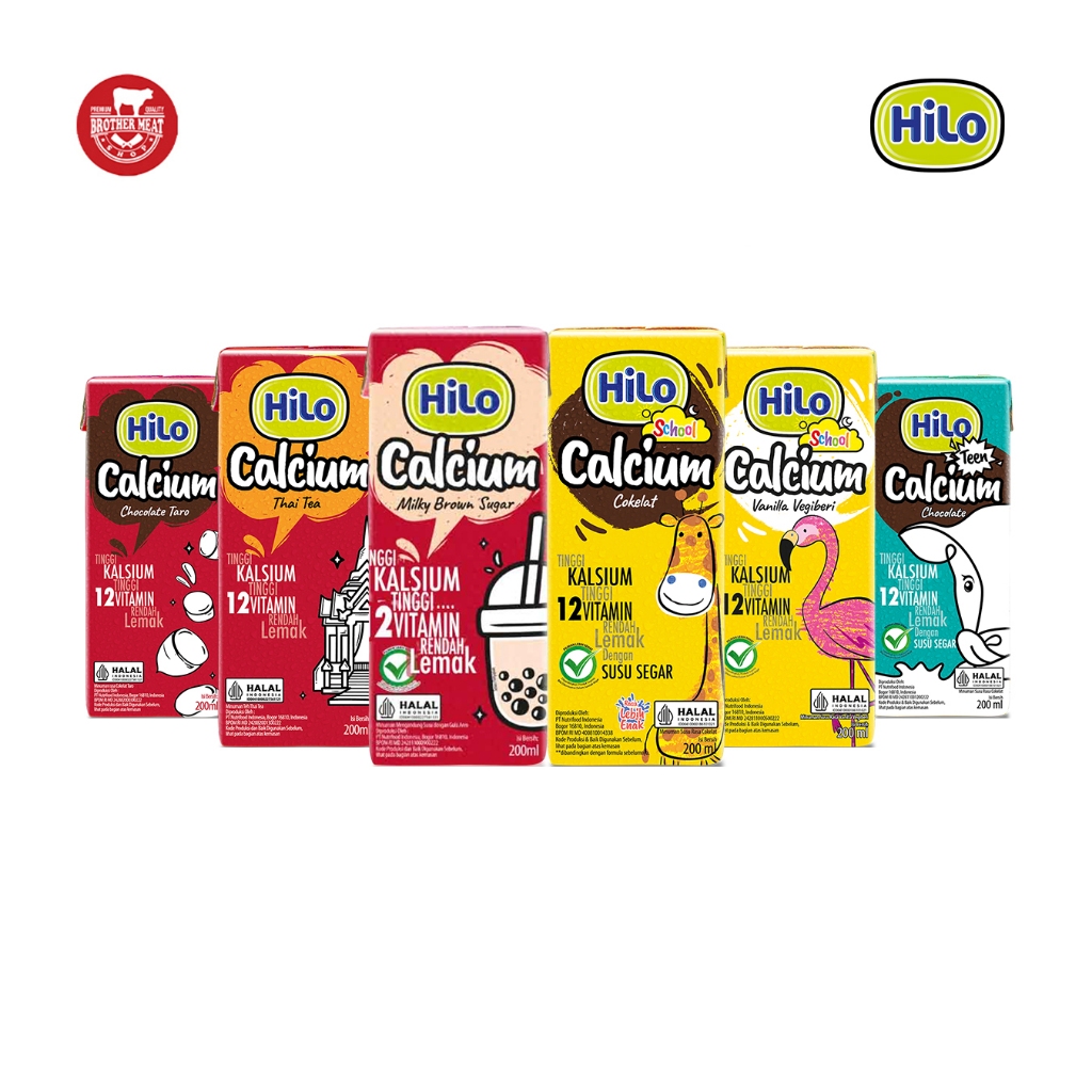 

HiLo Calcium Ready to Drink 200ml / Susu Tinggi Kalsium - Brothermeatshop