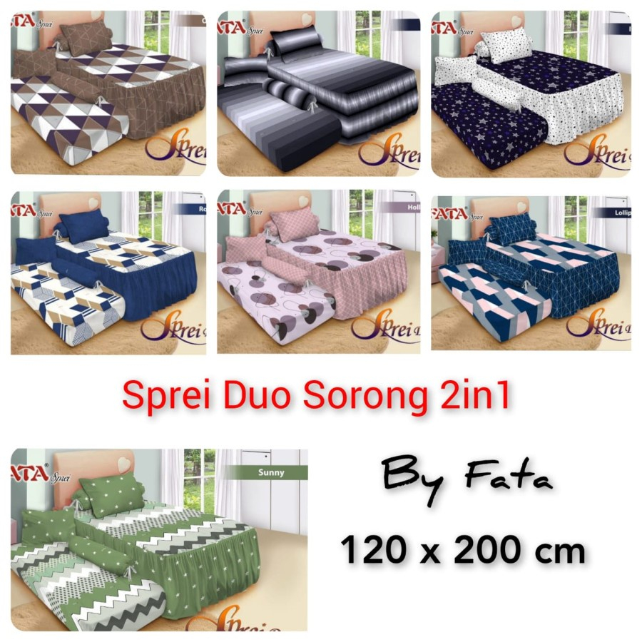 SPREI FATA SORONG MOTIF 120 X 200