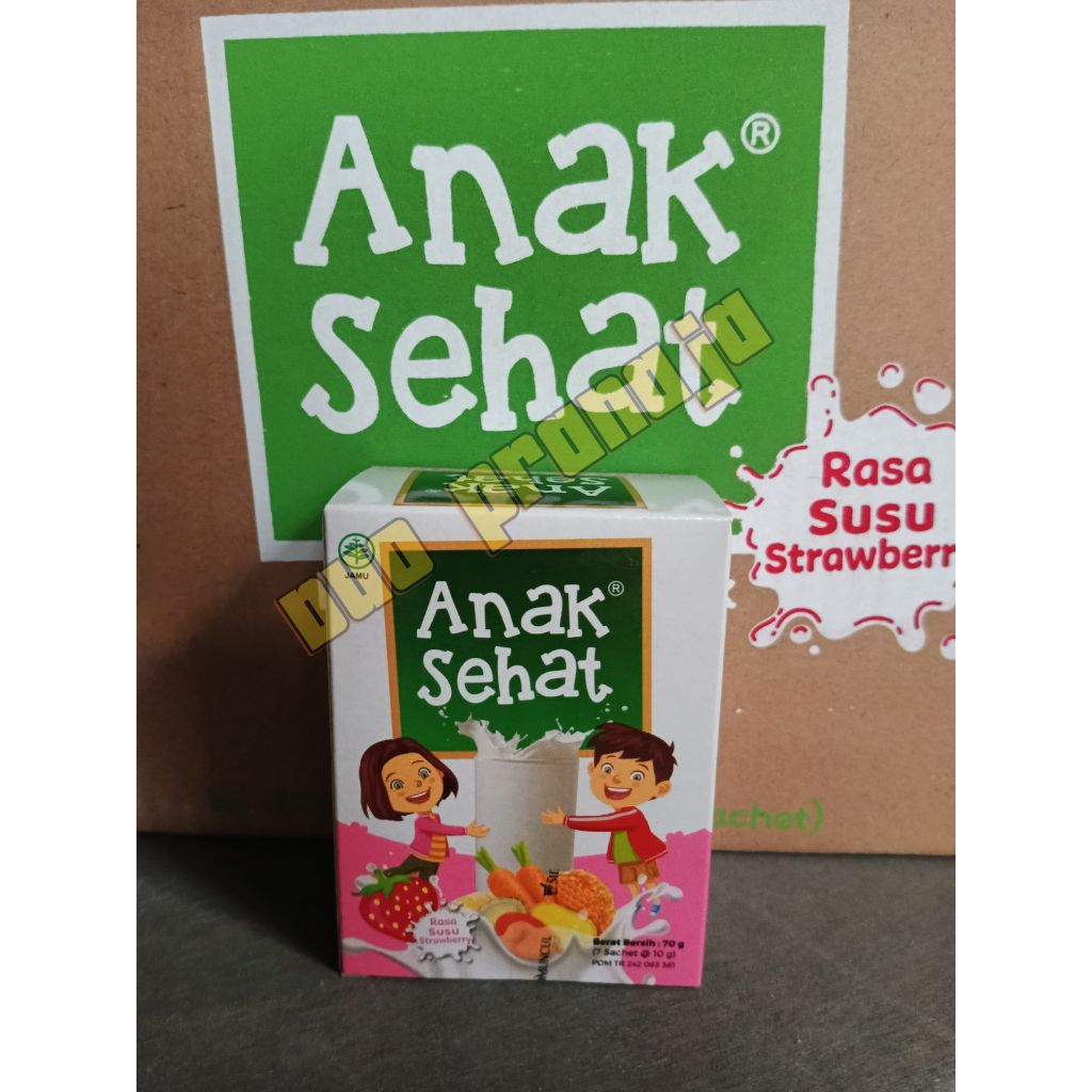 

Anak Sehat Susu Rasa strawberry Sidomuncul 1 Dus 7 Sachet