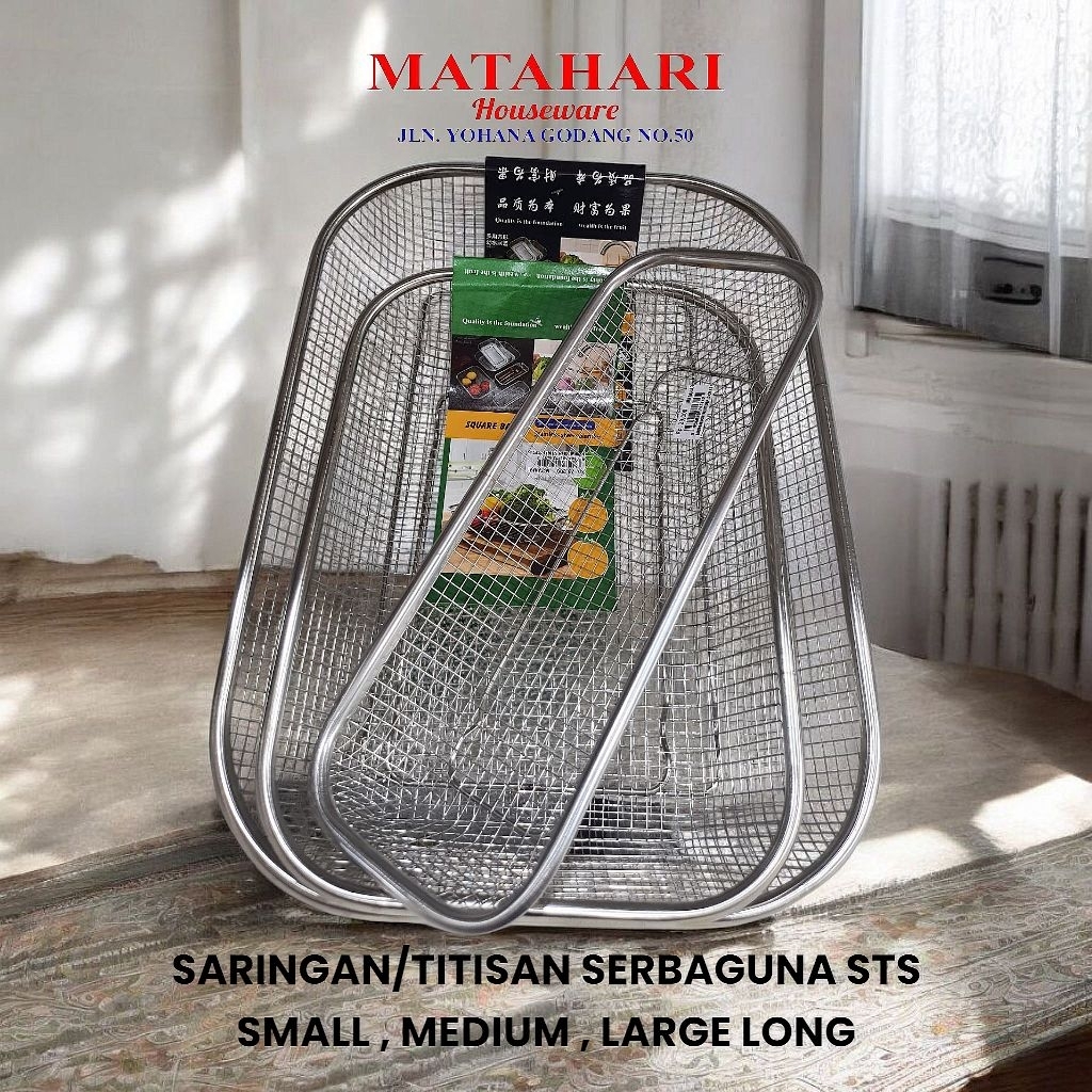 SARINGAN MINYAK STAINLESS LARGE / PENYARING MINYAK