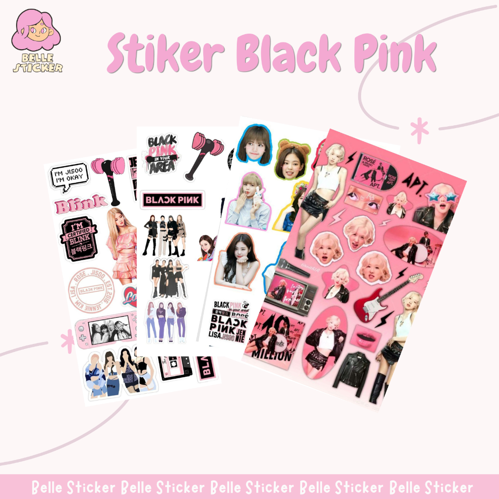 

Stiker Aesthetic Black Pink MCT Sticker Laptop Sticker Tumblr Sticker Lucu Sticker Diary (Bisa COD)