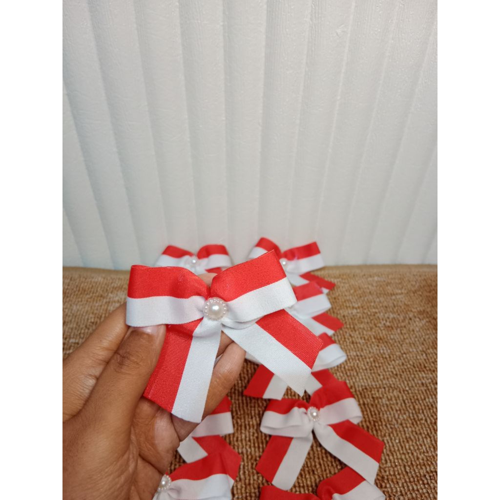 Bross merah putih / Bross pita / bross agustusan /bross 17 an