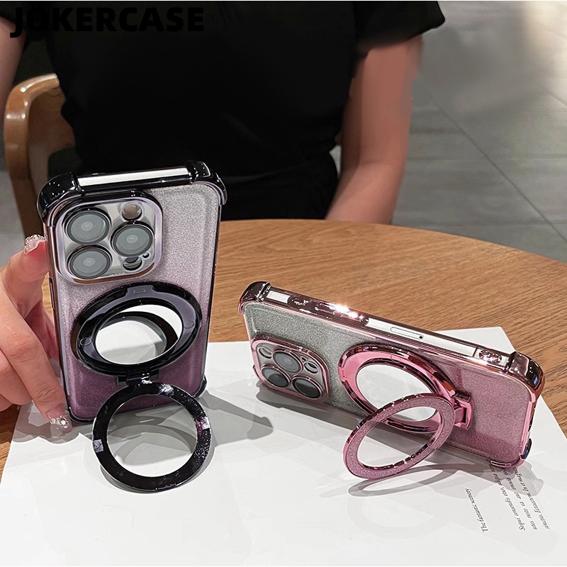 Glitter Card Case HP Oppo A12 A17 A16 A15S Dengan Stand Oppo Case Aksesoris Gantungan Hp Silikon