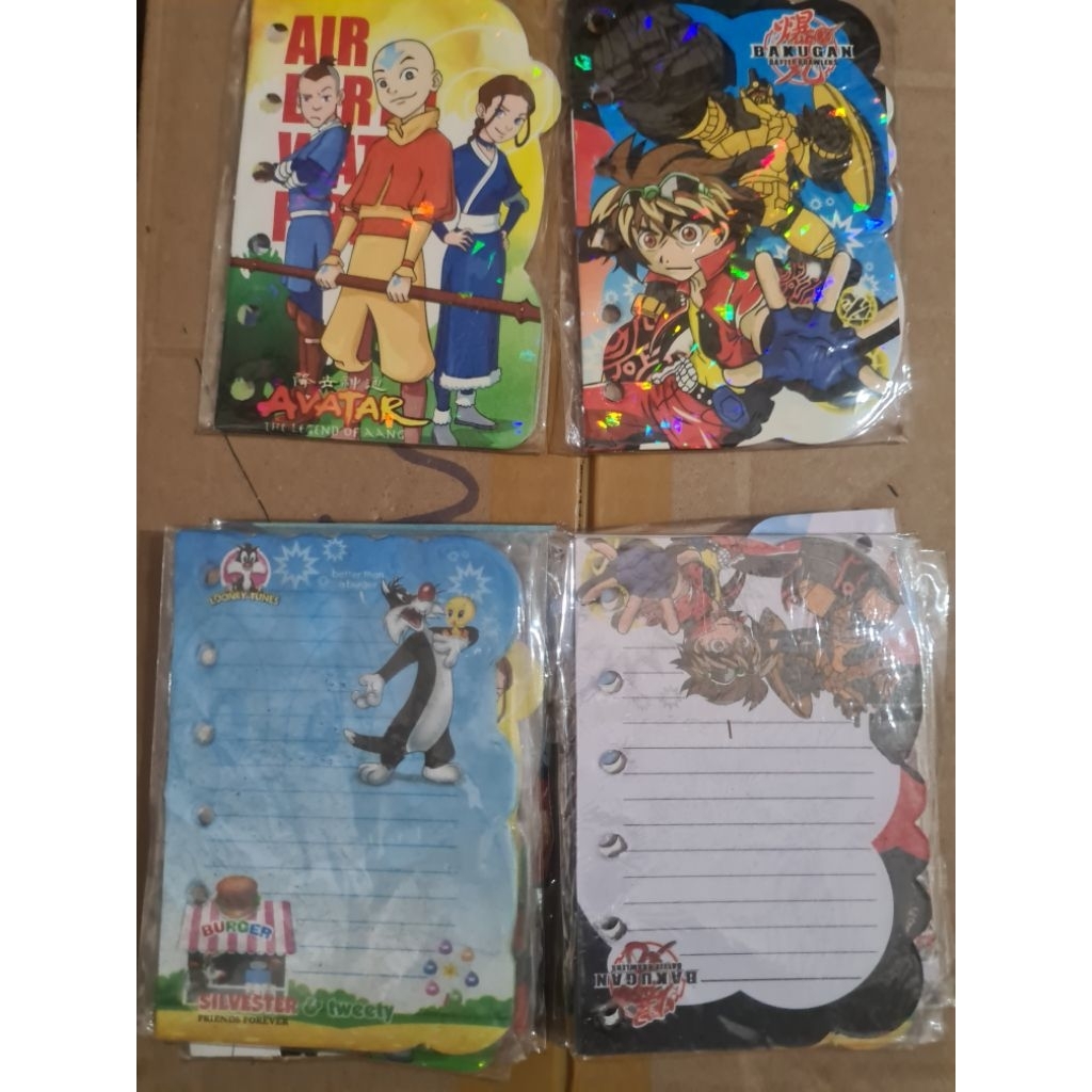 

(1 BKS) 10 PAK REFIL BINDER BESAR || KECIL