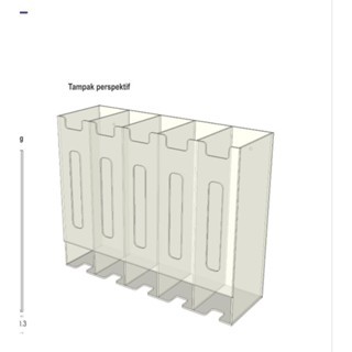 Display Akrilik Rokok//Rak Rokok