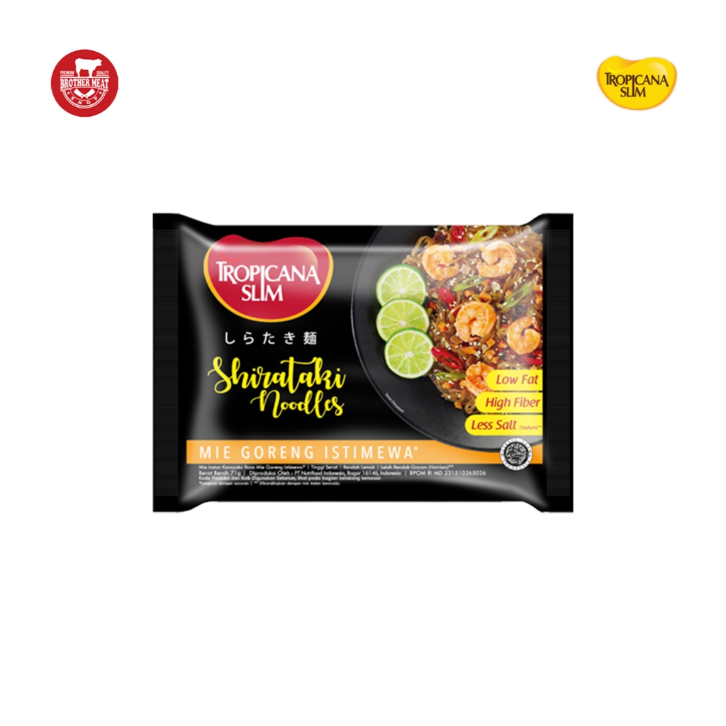 

Tropicana Slim Shirataki Noodles 71gr - Brothermeatshop