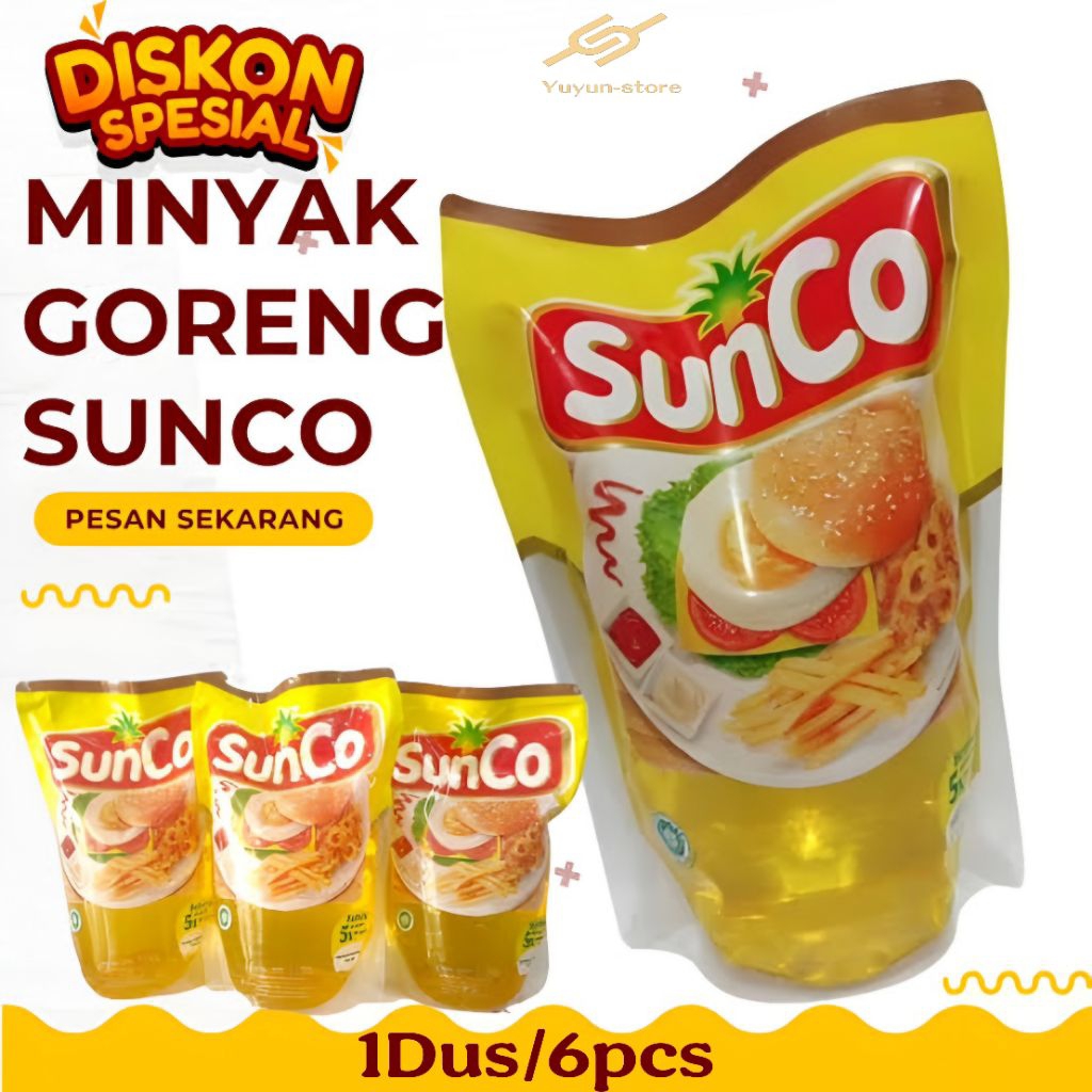 

Minyak Goreng Sunco Refill 2 Liter 1 Dus/Karton
