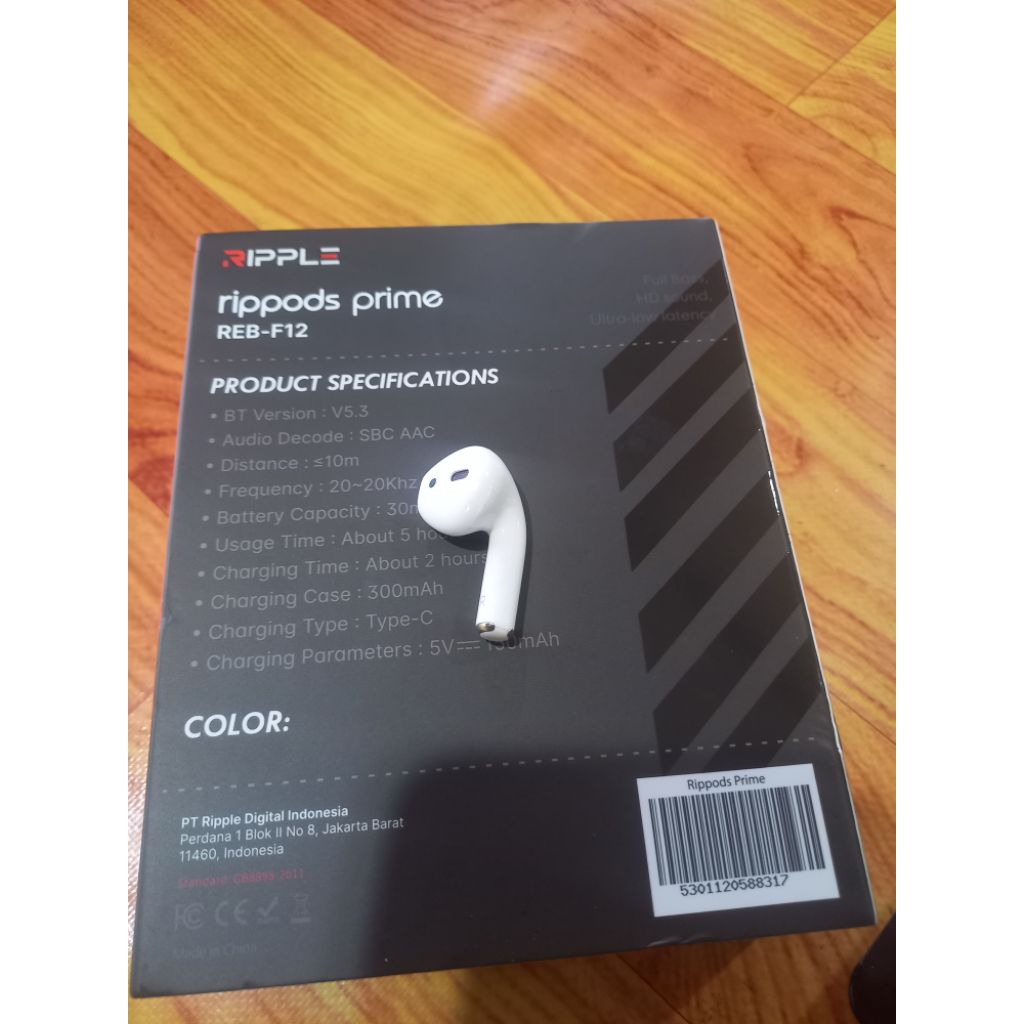 SPAREPART NEW tws Ripple Rippods Prime sebelah Kanan