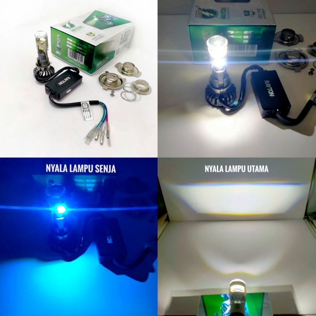 [NEW] LAMPU LED RTD M9 40watt H6 H4 H7 Motor Mobil LASER PROJIE bebek matic moge ninja / bohlam dop 