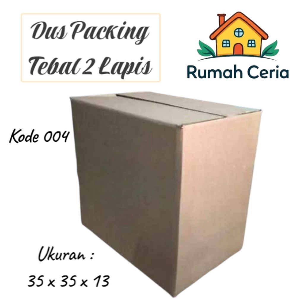 

RC Kardus Packing Kode 004 ukuran 35 x 35 x 13