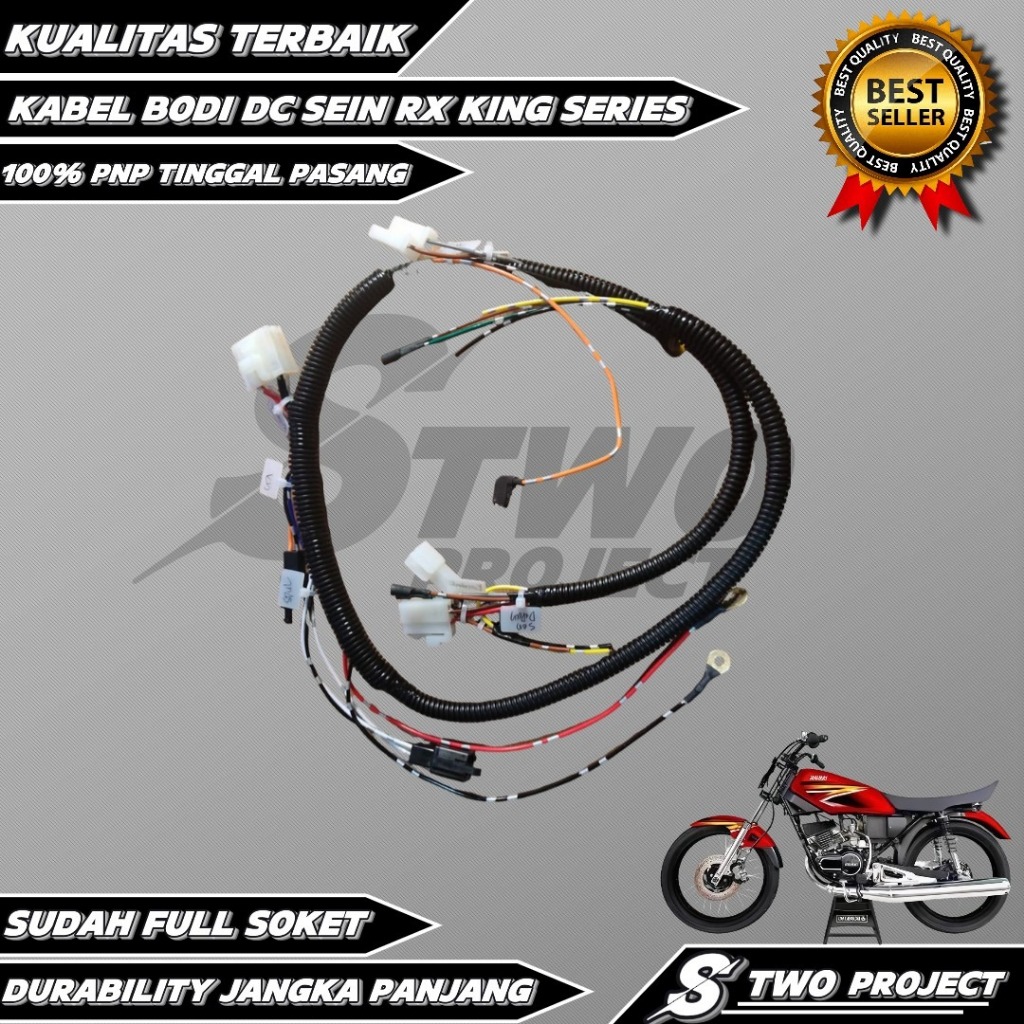 KABEL BODI DC SEIN RX KING SERIES SUDAH FULL SOKET
