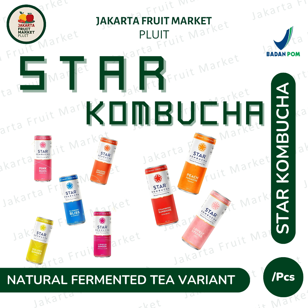 

Star Kombucha Natural Fermented Tea Variant