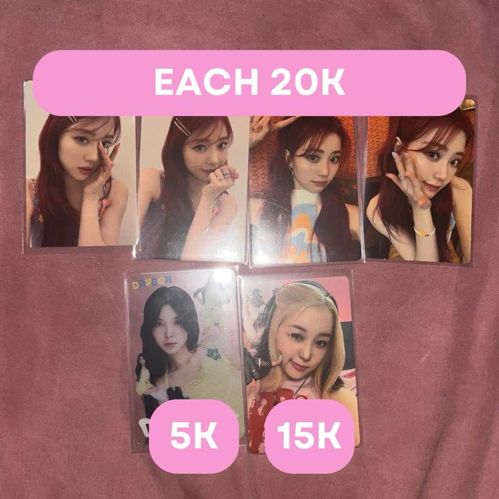PHOTOCARD PC ORI KEP1ER KEPLER DAYEON HIKARU SHEN XIAOTING DOUBLAST UP