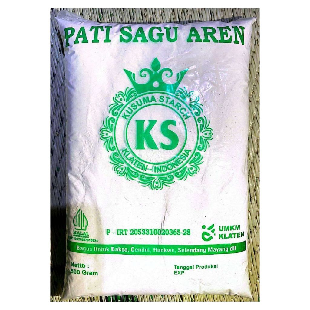 

Pati Sagu Aren KS 1KG Halus Putih Bersih – Tepung Sagu Halal untuk Bakso, Cendol, Hunkwe, Kue Tradisional