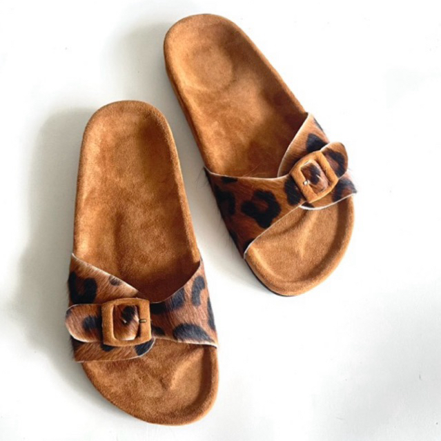 Sandal Carvil wanita full kulit 100%