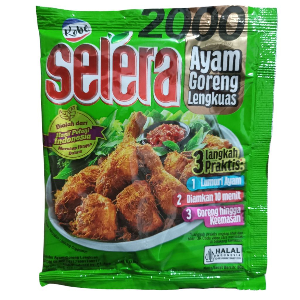 

Bumbu Instant Kobe Selera Ayam Goreng Lengkuas lumur