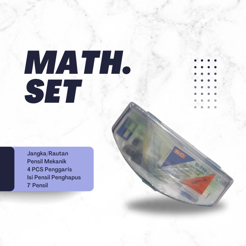 

Mathematical Set Agra (Isi 10 Item)/Math Set Sekolah