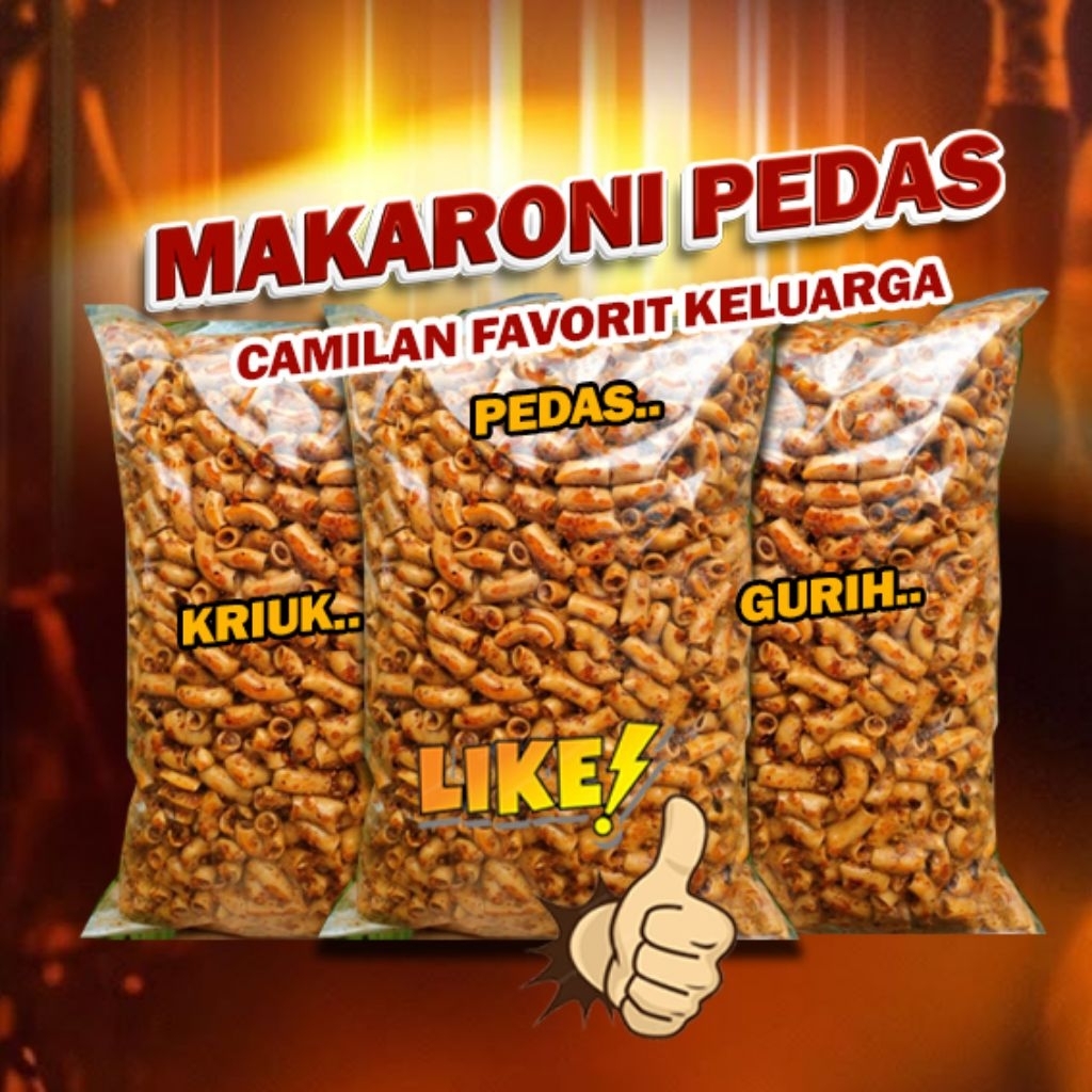 

Makaroni Cikruh Original Pedas Daun Jeruk Viral 1KG Cemilan Sultan Cianjur XTRA Gacor Melimpah JP
